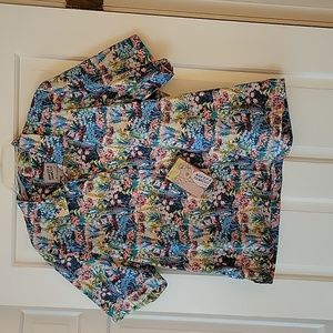 Naked and Famous Camp Collar Shirt Size XL